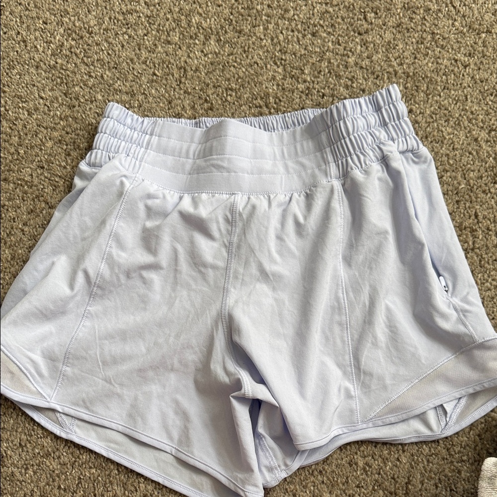 Lululemon Athletica Light Gray Athletic Shorts